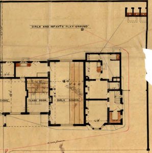 Girls and Infants Board School plan - CCE-SB36-8